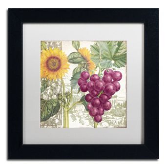 Trademark Fine Art Dolcetto II Black Framed Wall Art