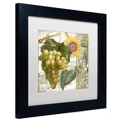 Trademark Fine Art Dolcetto III Black Framed Wall Art
