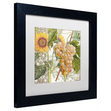 Trademark Fine Art Dolcetto IV Black Matted Framed Wall Art