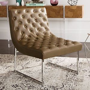 Safavieh Hadley Faux-Leather Accent Chair