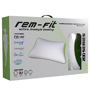 Protect-A-Bed REM-Fit Rest 200 Series Hybrid Microfiber Pillow