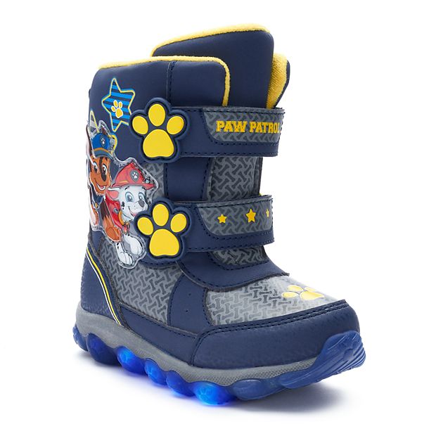 Boys paw patrol snow boots best sale