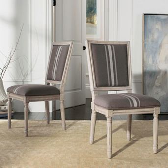 Safavieh Buchanan Upholstered Dining Chair 2 pc Set