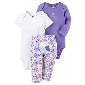 Baby Girl Carter's Owl Bodysuit, 