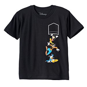 Disney's Mickey Mouse, Goofy & Donald Duck Toddler Boy Pocket Graphic Tee