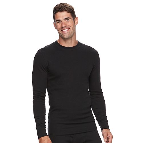 Men's Croft & Barrow® Classic-Fit Solid Thermal Crewneck Tee