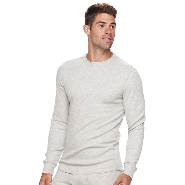 Men's Croft & Barrow® Classic-Fit Solid Thermal Crewneck Tee