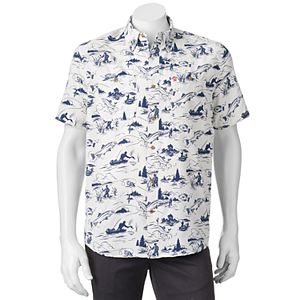 Men's Coleman Classic-Fit Textured Performance Button-Down Guide Shirt