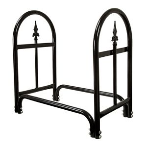 Navarro Indoor \/ Outdoor Finial Log Rack
