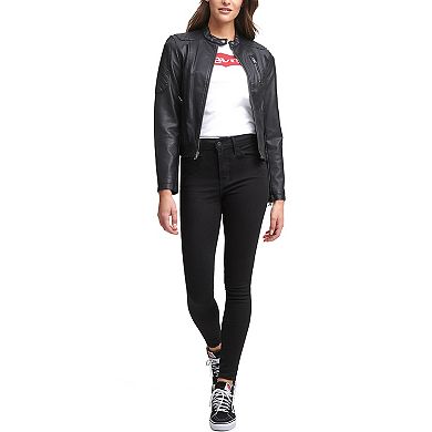Women's Levi's® Classic Racer Faux-Leather Jacket 