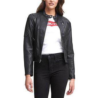 Women's Levi's® Classic Racer Faux-Leather Jacket