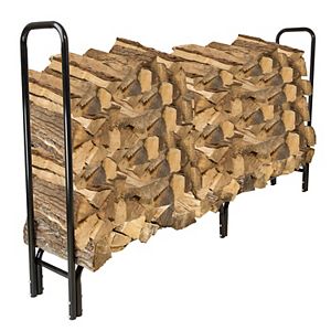 Navarro 8-ft. Outdoor Log Rack & Top Cover 2-piece Set