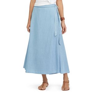 Women's Chaps Wrap Maxi Skirt