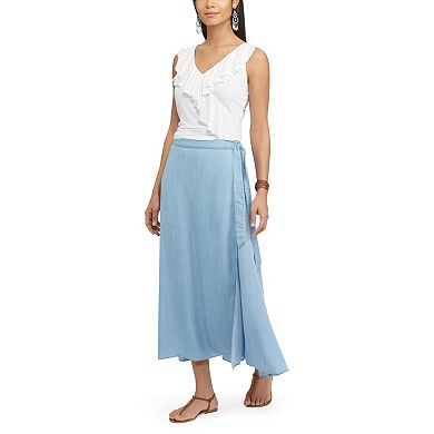 Women's Chaps Wrap Maxi Skirt