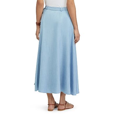 Women's Chaps Wrap Maxi Skirt