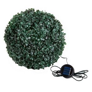 Navarro Topiary Solar Light Ball Outdoor Decor