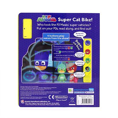 PJ Masks Super Cat Bike Sound Book by PI Kids