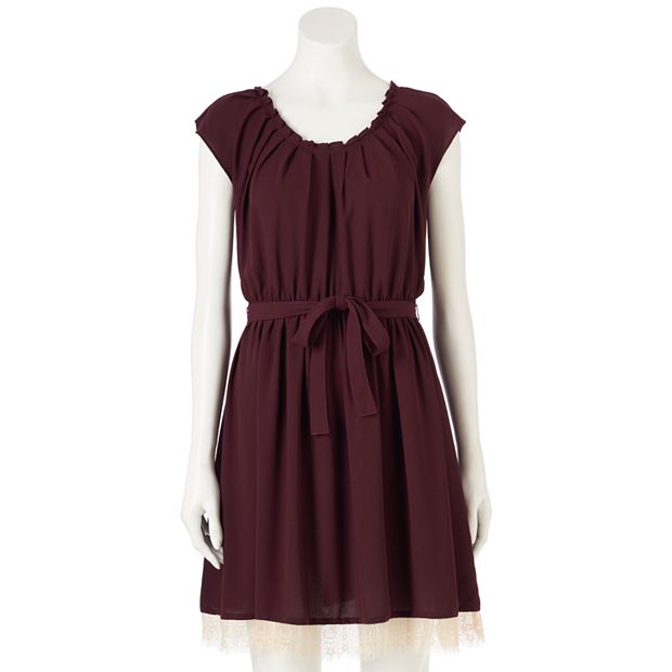 Women's LC Lauren Conrad Pleat Neck Dress