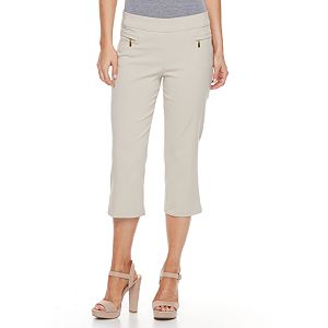 Women's Dana Buchman Zippered Pull-On Capris