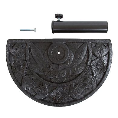 Navarro Half-Round Outdoor Patio Umbrella Stand