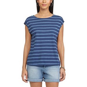 Women's Chaps Striped Crewneck Tee