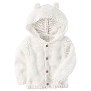 Baby Carter's Hooded Textured Sweater