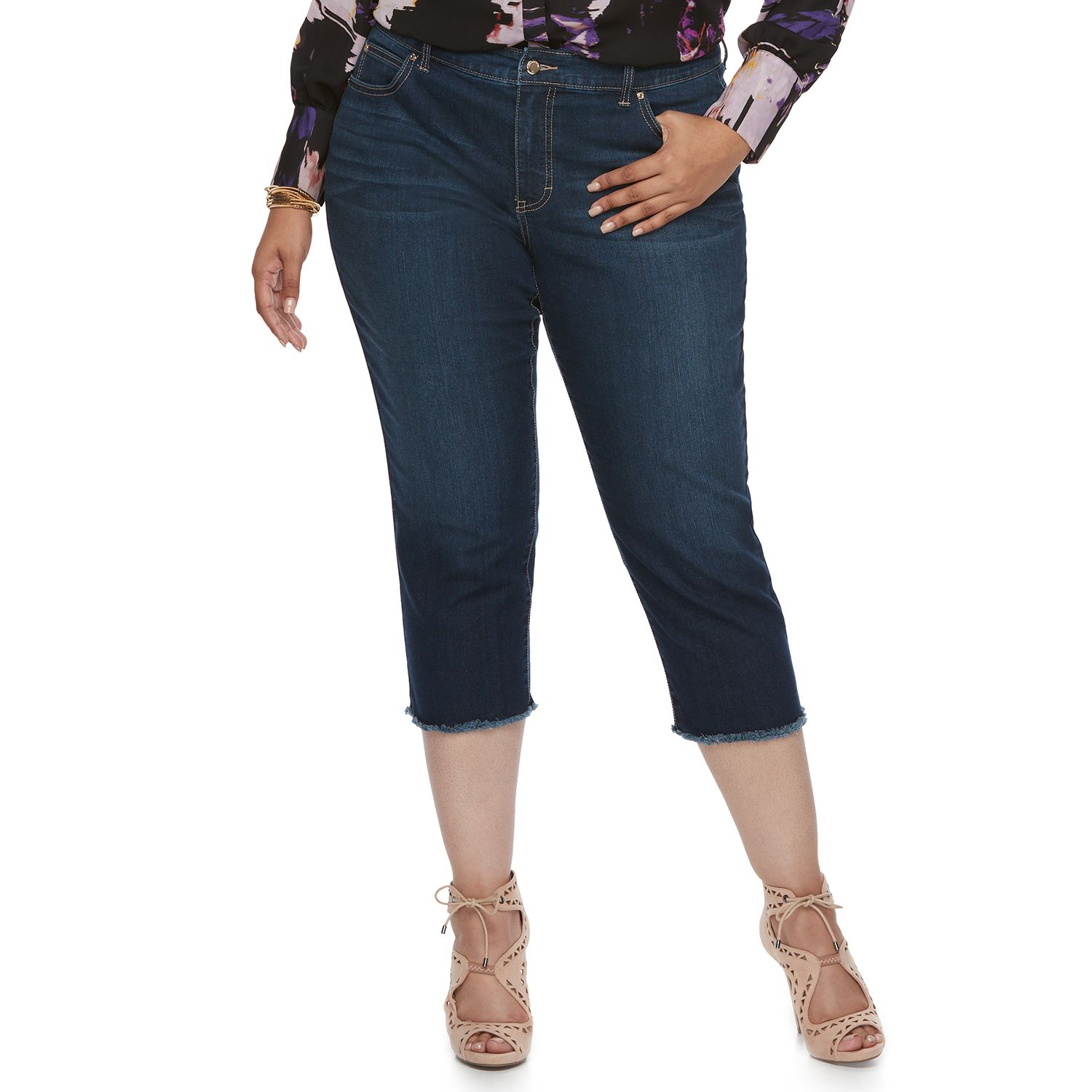 kohls capri jeans