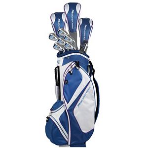 Women's Ray Cook Silver Ray Left Hand Golf Clubs & Cart Bag