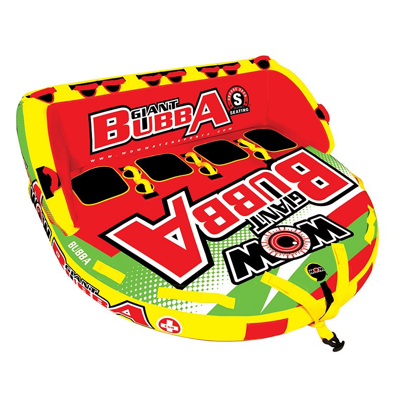 Wow Watersports Giant Bubba High Visibility Inflatable Towable, Multicolor