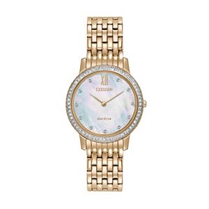 Citizen Eco-Drive Women's Silhouette Crystal Stainless Steel Watch - EX1483-50D