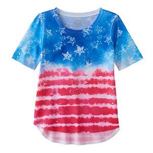 Girls 7-16 & Plus Size SO® Americana Flag Sublimated Graphic Tee