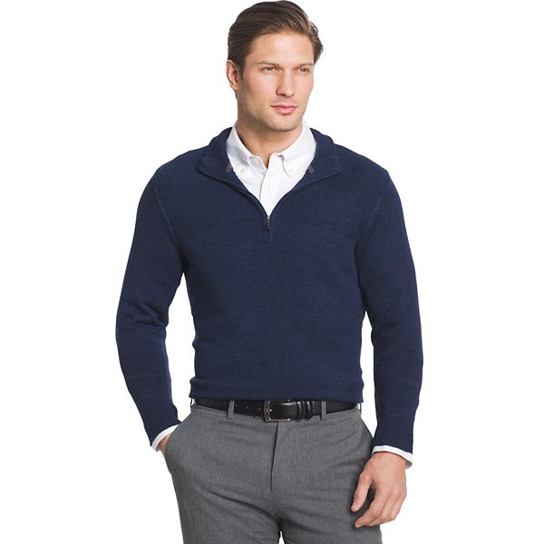 Van heusen outlet quarter zip sweater