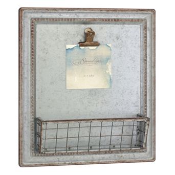 Stonebriar Collection Photo Clip Mail Holder Wall Decor