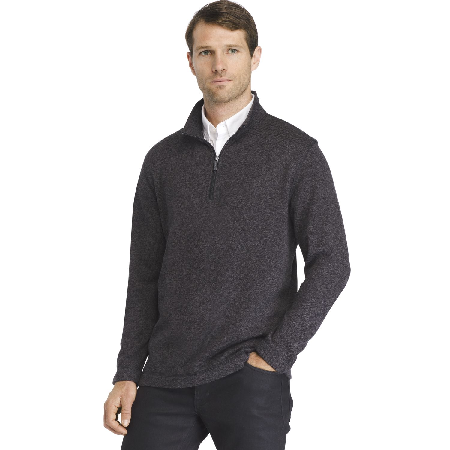 van heusen quarter zip sweater