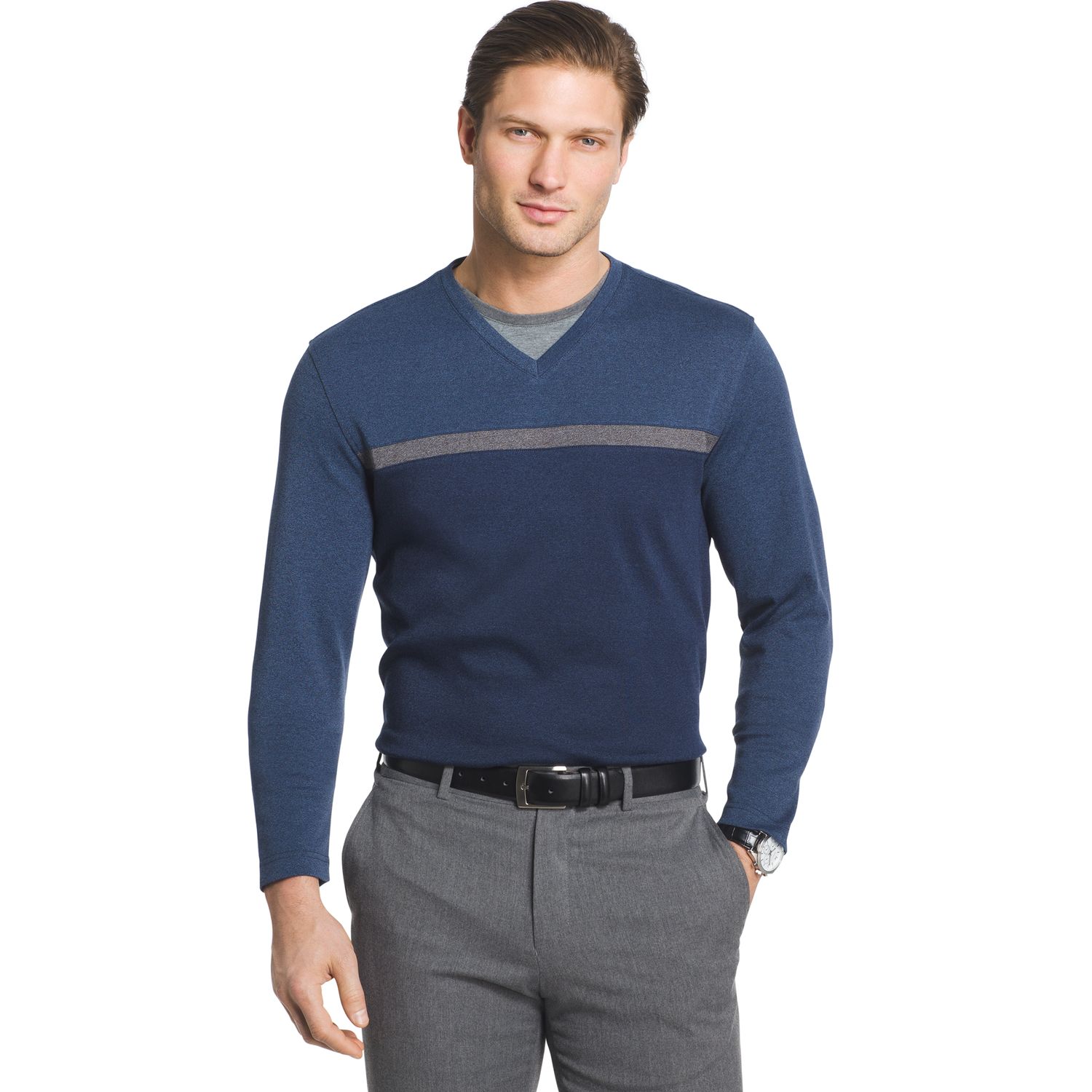 van heusen v neck sweater