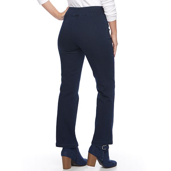 Women's Croft & Barrow® Pull-On Bootcut Jeans