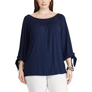 Plus Size Chaps Off-the-Shoulder Top