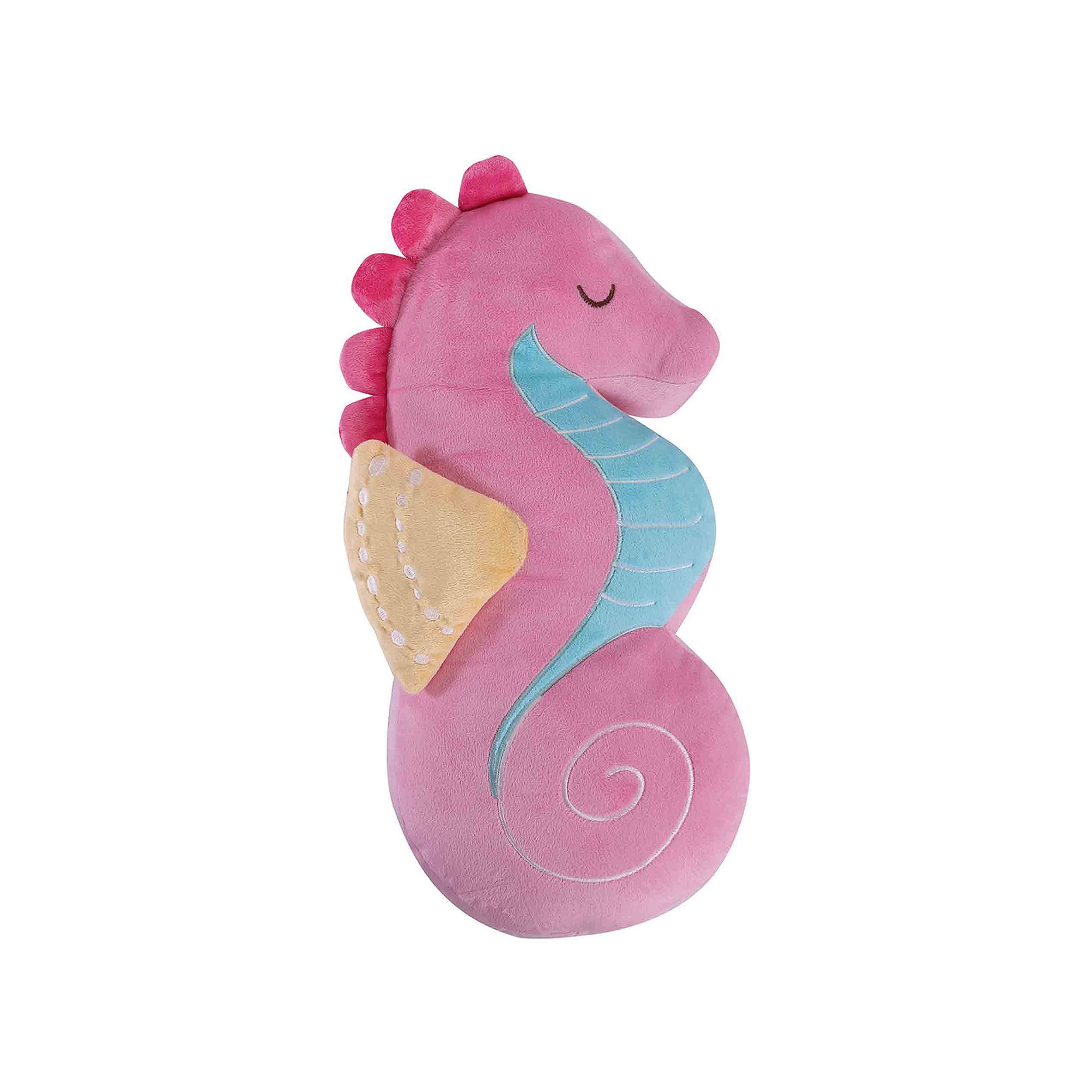 Dory Seahorse Throw Pillow, Pink