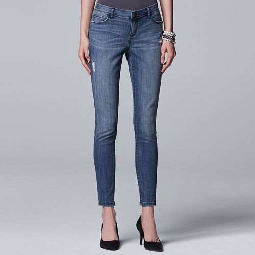 vera wang skinny jeans