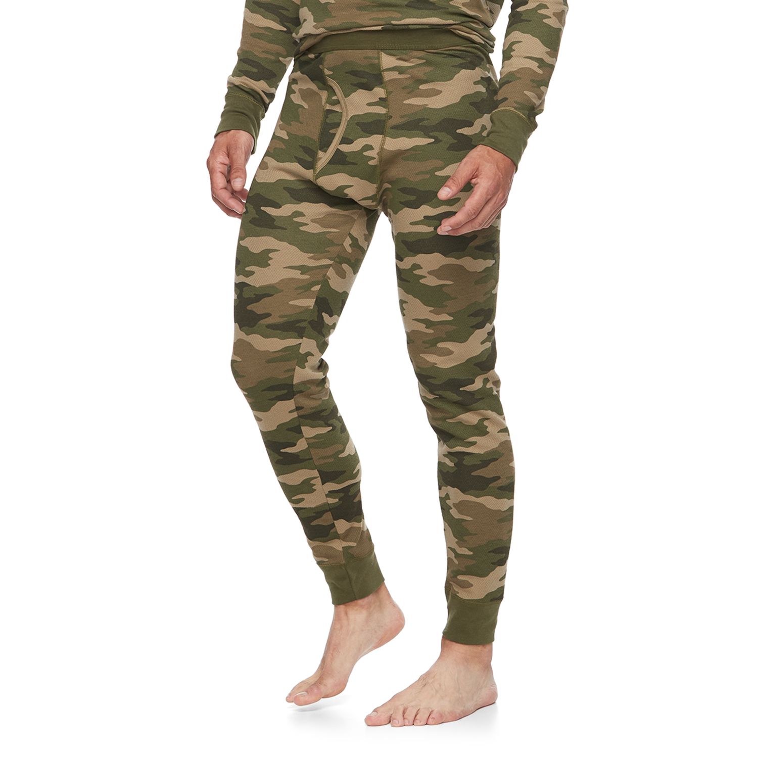 camo thermal pants