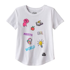 Disney's Girl Meets World Girls 7-16 Curved Hem Graphic Tee