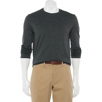 Men's Apt. 9® Premier Flex Long Sleeve Crewneck Tee