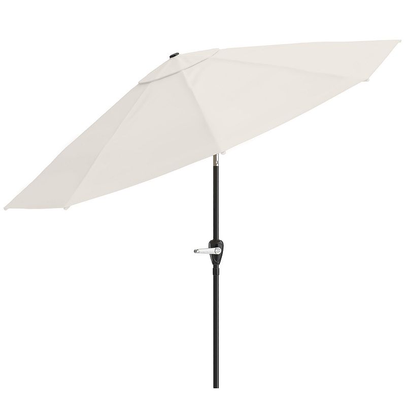 Navarro 10-ft. Outdoor Patio Umbrella, Beig/Green