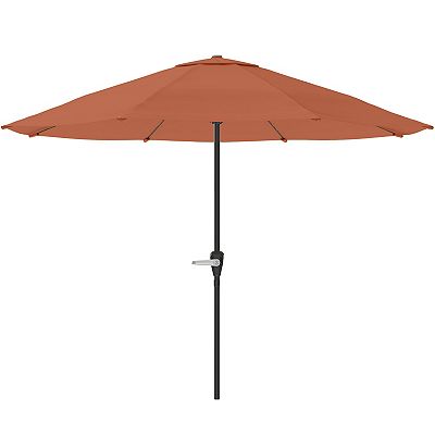 groupon patio umbrella 11' Octagon Beige Canopy 10ft Solar LED Patio Umbrella with 24 Lights This solar LED patio umbrella combines durable outdoor shade with built Pure Garden 9 Foot Aluminum