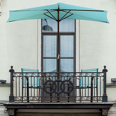 10 x 10 side post patio umbrellas Sarasota Breeze Offset Umbrella 10'