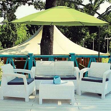Navarro 10-ft. Outdoor Hanging Patio Umbrella