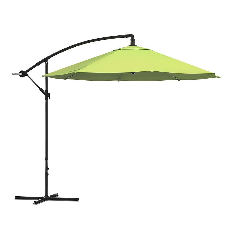 Navarro 10-ft. Outdoor Hanging Patio Umbrella, Green