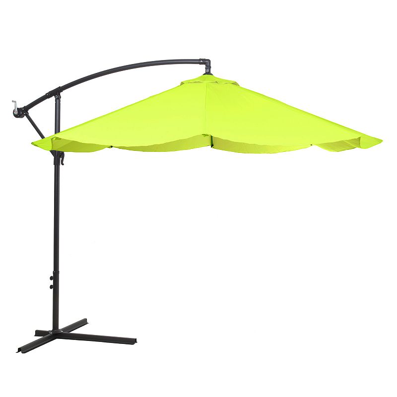 Navarro 10-ft. Outdoor Hanging Patio Umbrella, Green