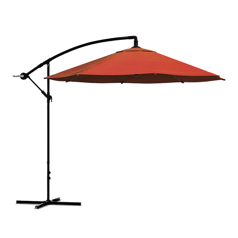75516838 Navarro 10-ft. Outdoor Hanging Patio Umbrella, Ora sku 75516838