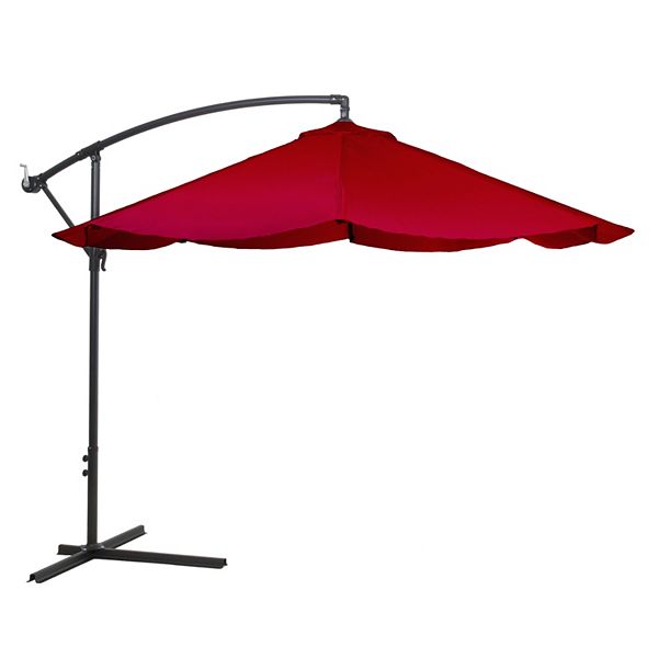 Navarro 10 Ft Outdoor Hanging Patio, Outdoor Hanging Umbrella